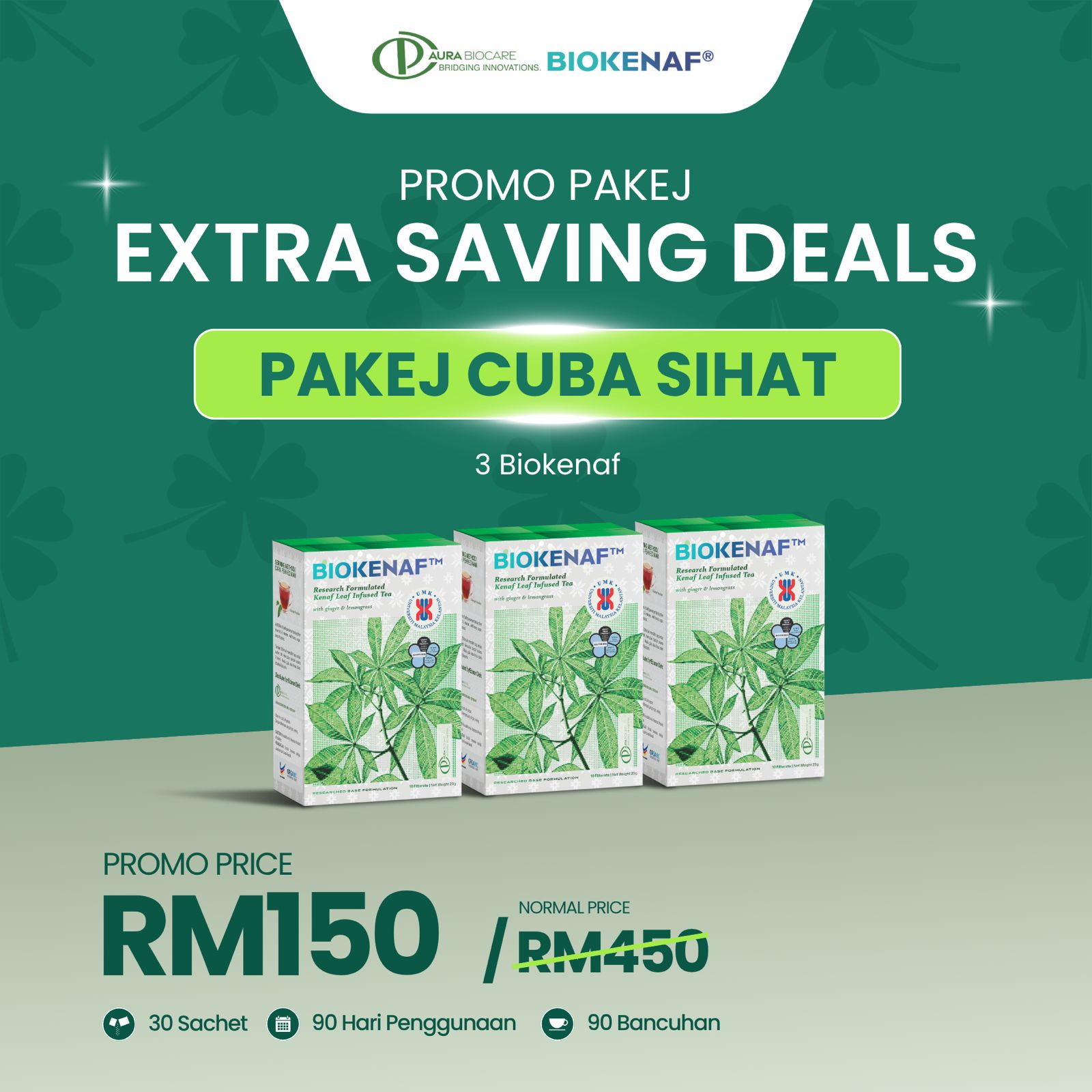 Pakej Sihat (3 Kotak)